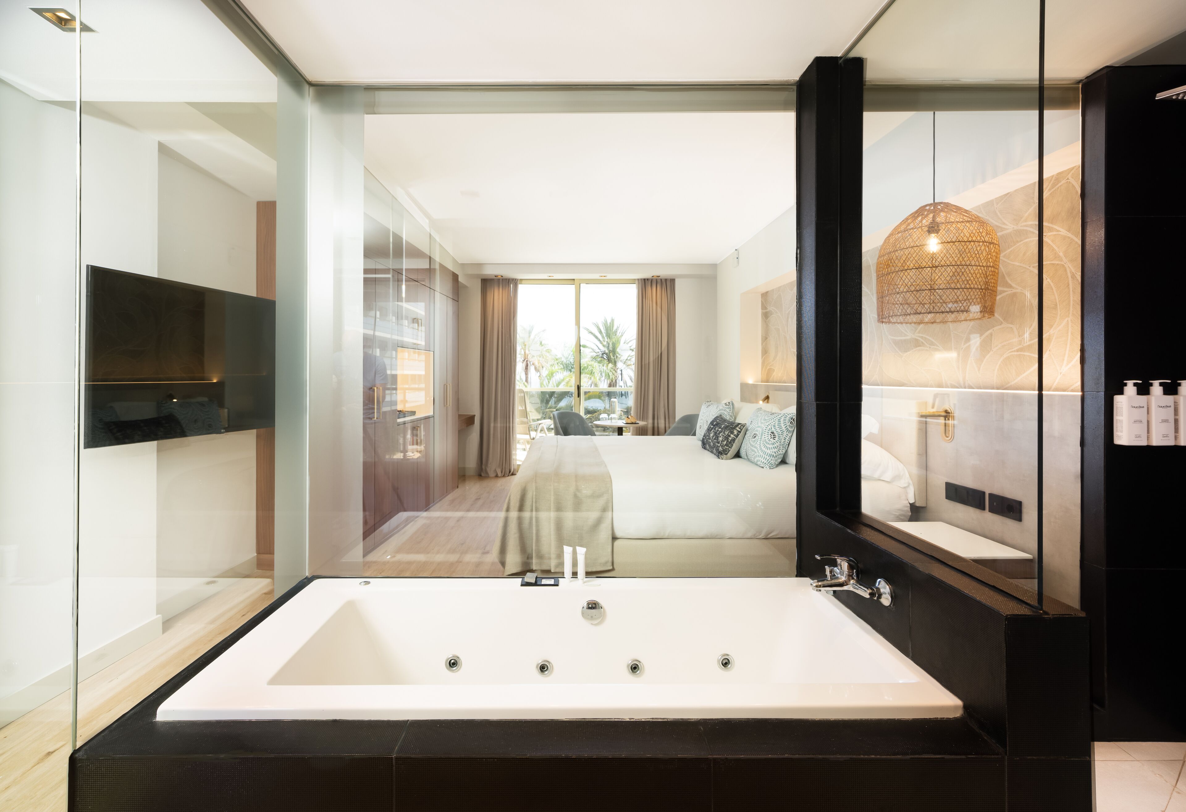 superior room | bathroom | separate bathtub and shower, designer toiletries, hair dryer, bathrobes