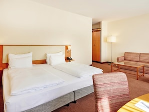 1 bedroom, hypo-allergenic bedding, in-room safe, desk