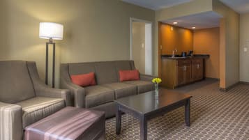 Premium Suite, 1 King Bed with Sofa bed, Non Smoking | 1 bedroom, desk, iron/ironing board, free WiFi