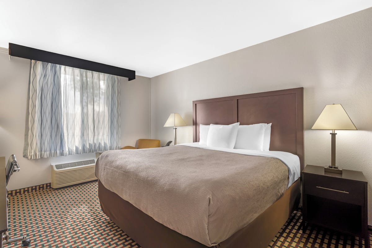 Työpöytä, silitysrauta/-lauta, ilmainen Wi-Fi, vuodevaatteet