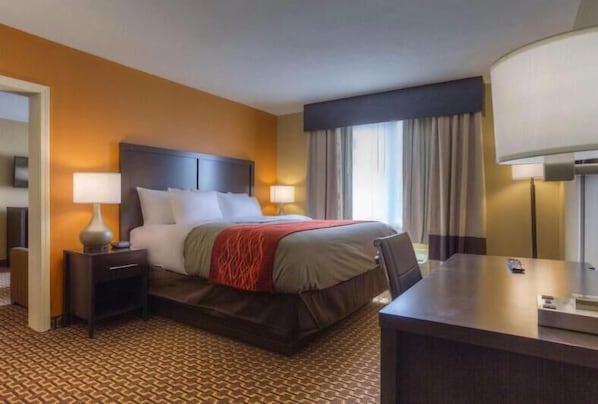 Premium Suite, 1 King Bed with Sofa bed, Non Smoking | 1 bedroom, desk, iron/ironing board, free WiFi