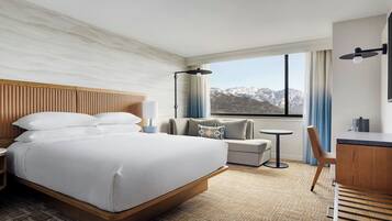 Premium bedding, minibar, in-room safe, desk