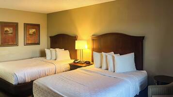 Een laptopwerkplek, gratis wifi, beddengoed