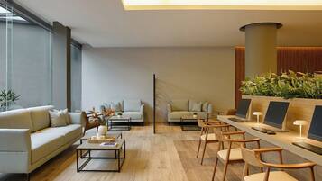 Sala de estar en el lobby