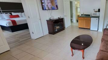 Desk, laptop workspace, blackout curtains, soundproofing