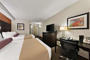 Standard Room, 2 Queen Beds, Non Smoking, Refrigerator & Microwave | Hypo-allergenic bedding, pillow-top beds, desk, laptop workspace - Best Western Plus Toronto North York Hotel & Suites (Toronto)
