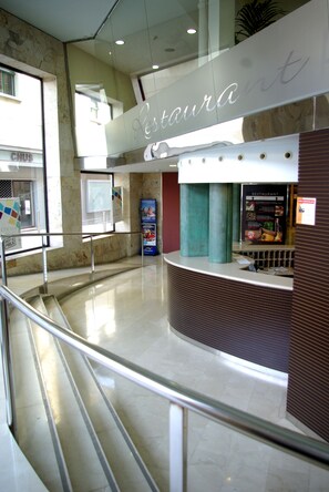 Interior entrance