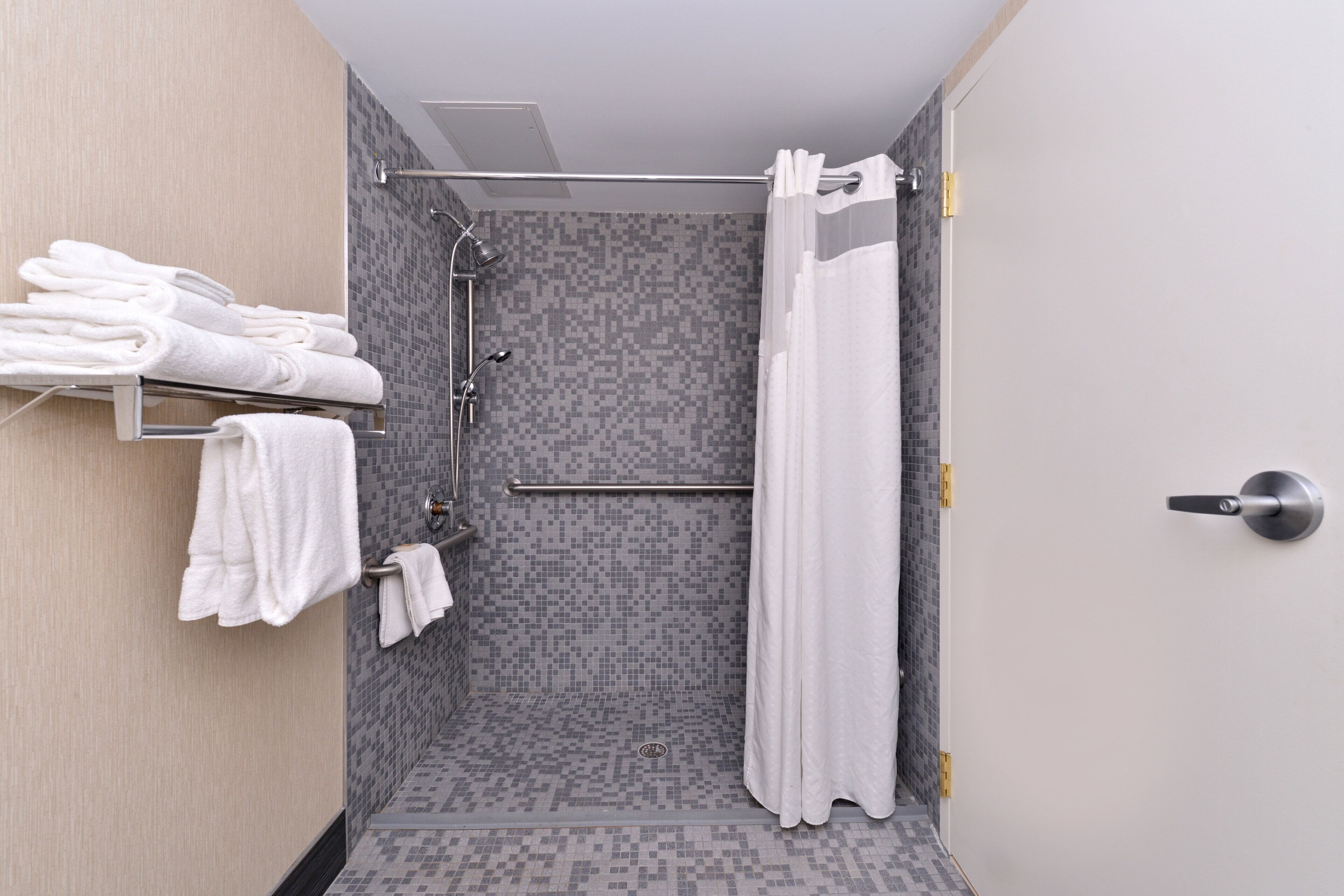 free toiletries, hair dryer, towels, soap