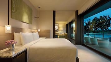 Suíte (Rooftop) | 1 quarto, roupas de cama premium, edredons de pluma, frigobar