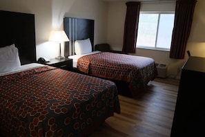 Standard Room, 2 Double Beds | 1 bedroom, premium bedding, desk, iron/ironing board
