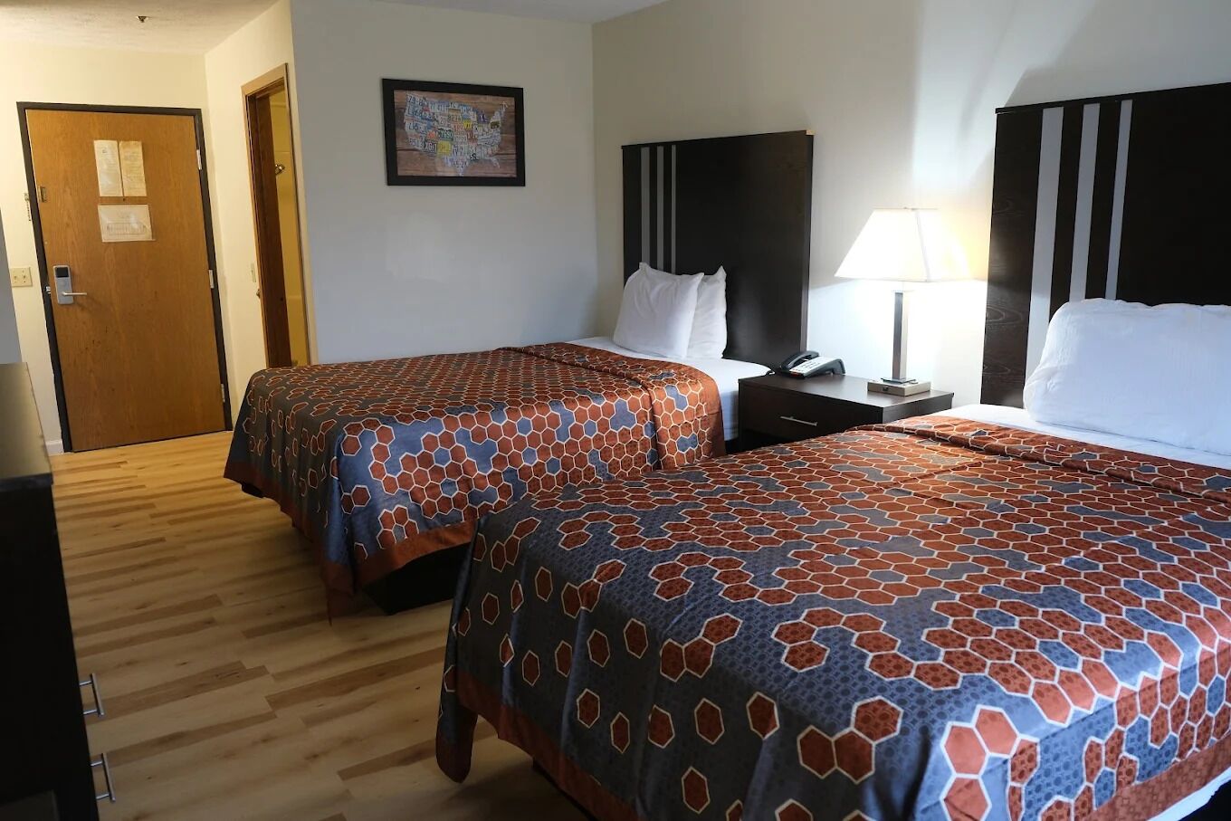 Standard Room, 2 Double Beds | 1 bedroom, premium bedding, desk, iron/ironing board