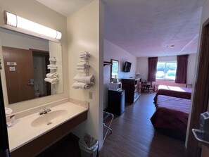 Standard Room, 2 Double Beds | Premium bedding, desk, iron/ironing board, free WiFi