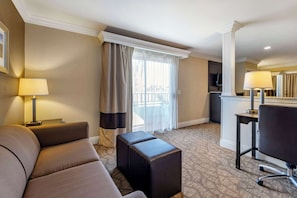 Deluxe Suite, 2 Queen Beds with Sofabed, Non Smoking | Pillowtop beds, desk, blackout drapes, iron/ironing board - Comfort Suites San Clemente Beach (San Clemente)