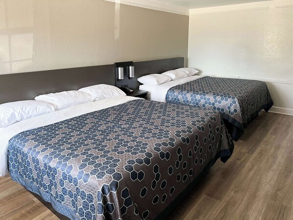 Free WiFi, bed sheets