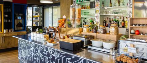 Daily buffet breakfast (EUR 12 per person)