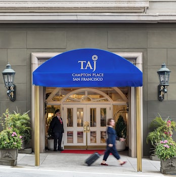Hotel exterior and entrance at Taj Campton Place