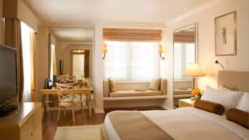 Suíte presidencial, 1 cama King (Union Square) | Roupas de cama premium, frigobar, cofres nos quartos, escrivaninha
