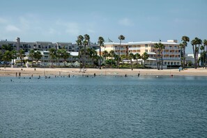 Enjoy stunning beach views from the comfort of your balcony.