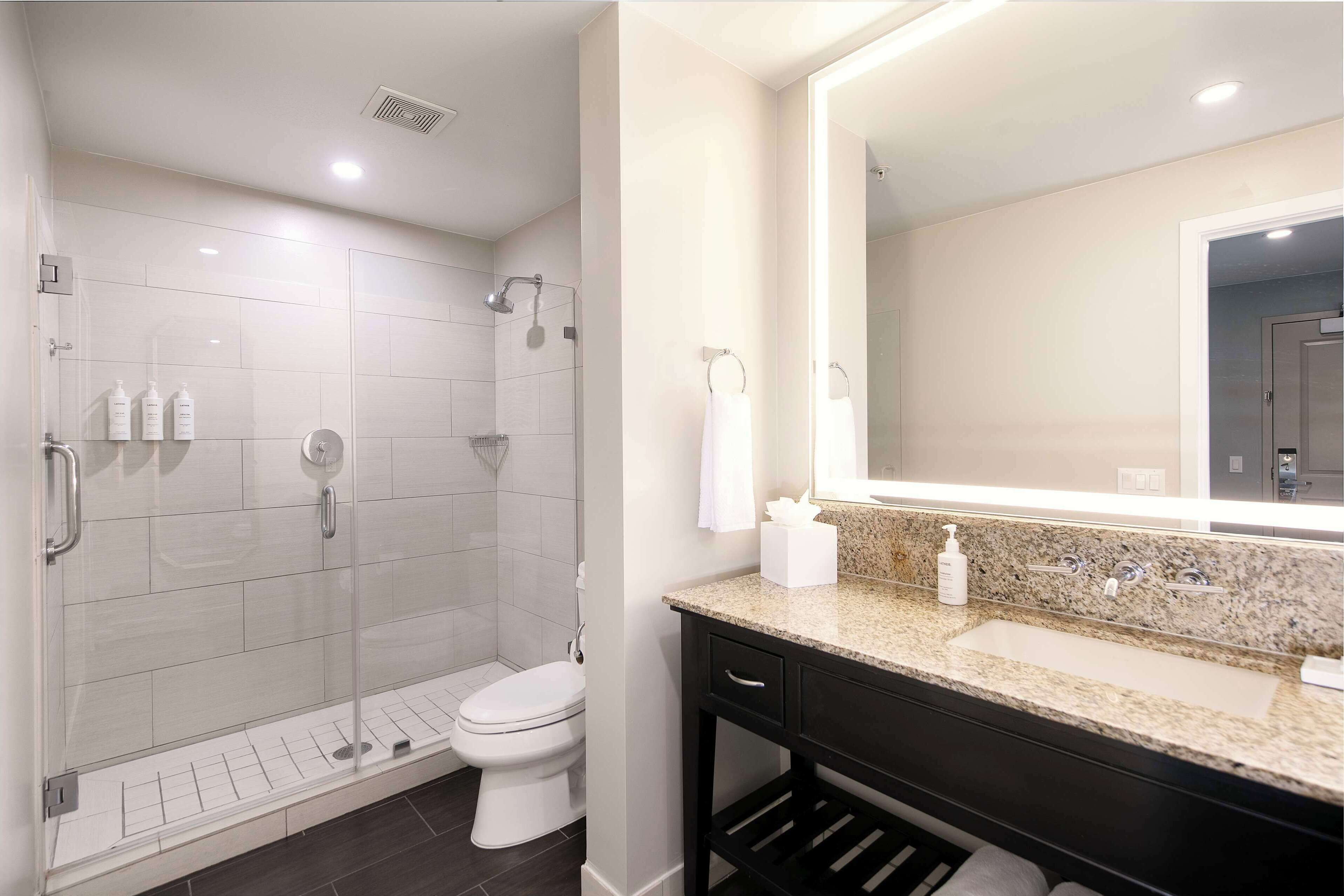 executive suite, 1 bedroom | bathroom shower