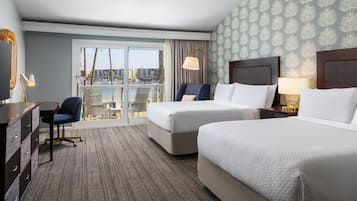 Room, 2 Queen Beds, Marina View | Premium bedding, in-room safe, desk, laptop workspace