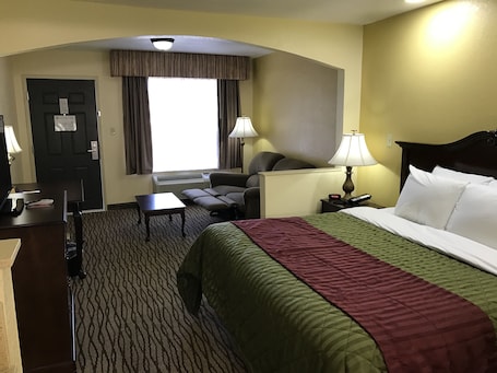 Individually decorated, individually furnished, desk, laptop workspace