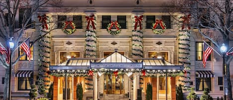 Front of property - evening/night