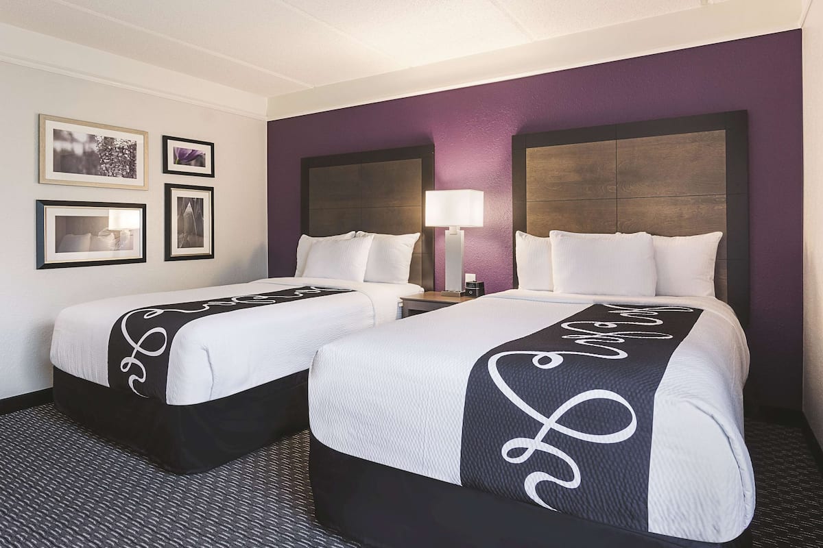 Premium bedding, desk, blackout curtains, iron/ironing board