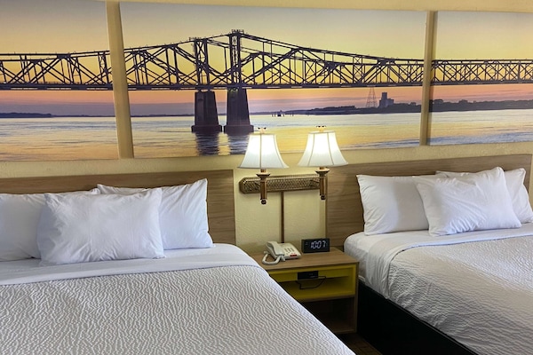 Blackout drapes, iron/ironing board, rollaway beds (surcharge)