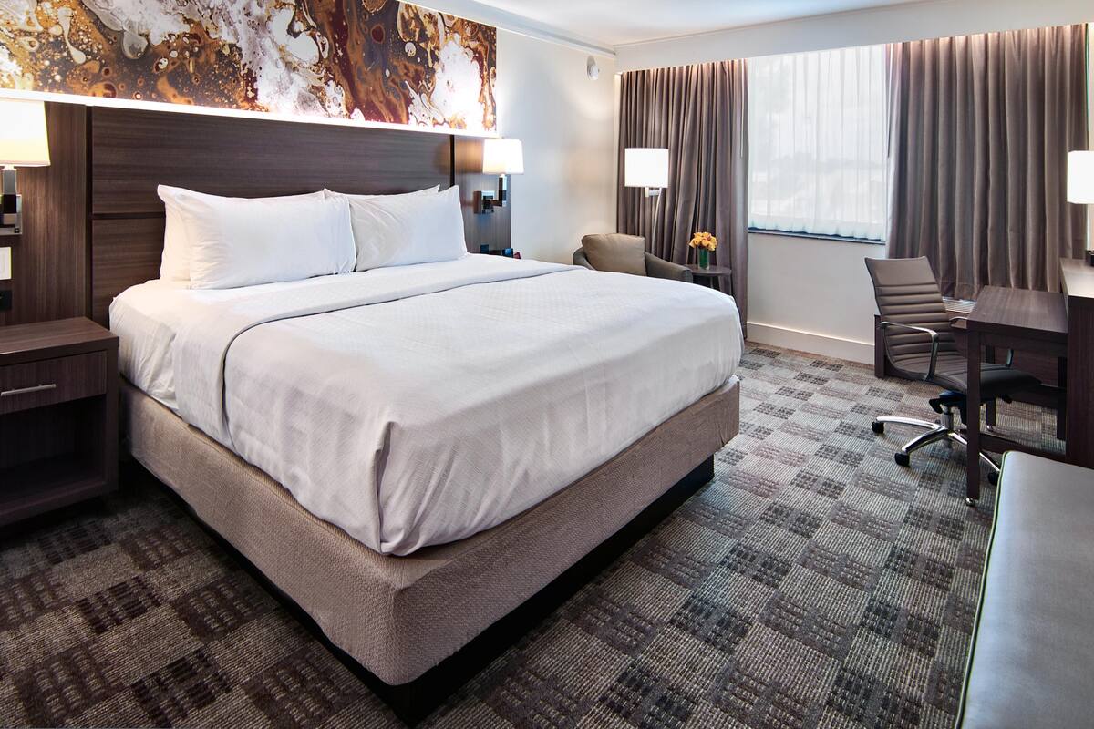 Standard Room | Premium bedding, desk, laptop workspace, soundproofing