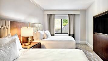 Premier Suite, 2 Queen Beds | Premium bedding, in-room safe, desk, blackout drapes