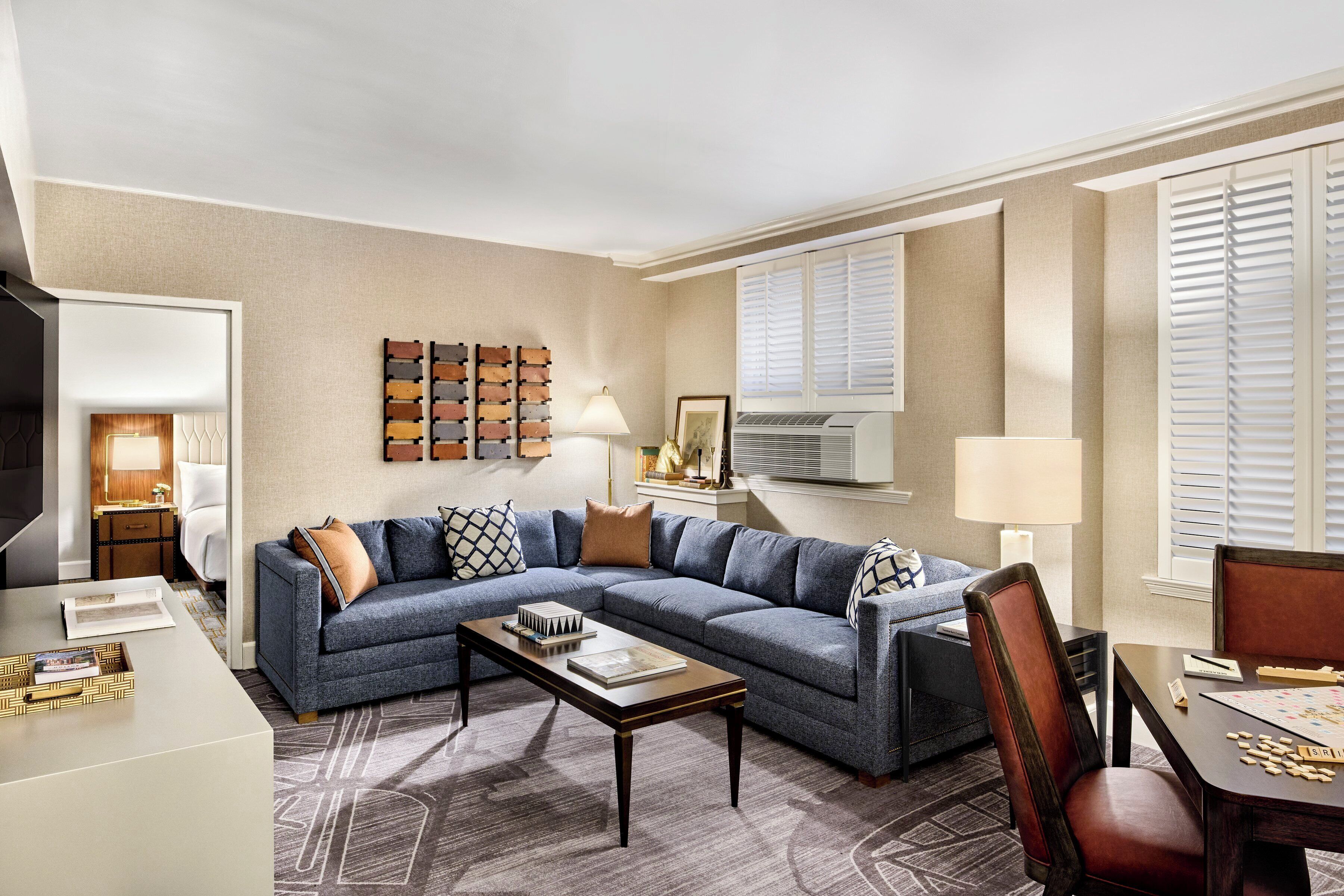 premium bedding, in-room safe, desk, blackout curtains