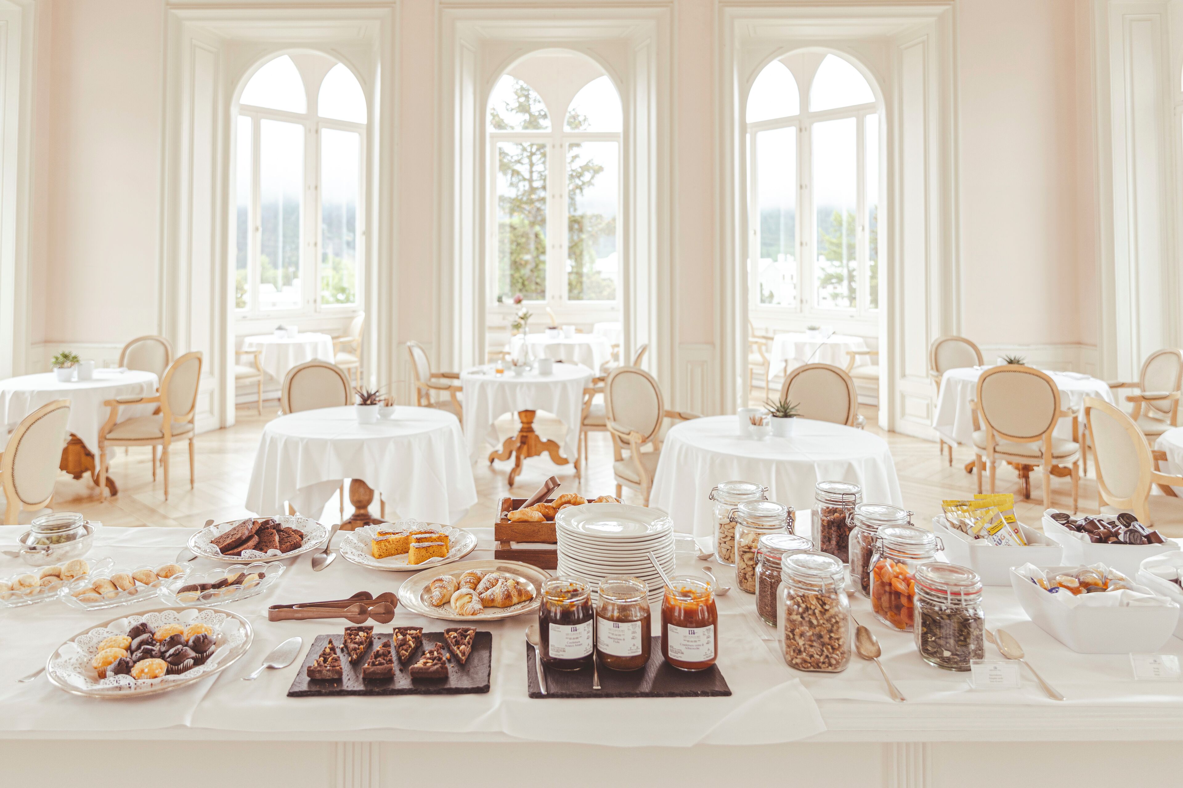daily buffet breakfast (chf 25 per person)