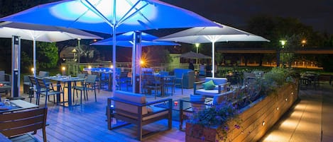 Breakfast, lunch, dinner served; French cuisine, pool views