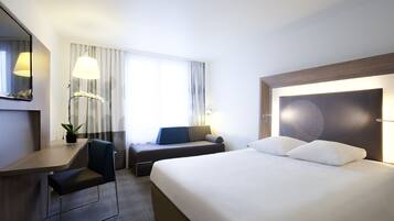 Premium bedding, minibar, in-room safe, desk
