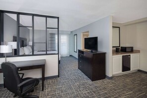 Premium bedding, pillow-top beds, in-room safe, desk