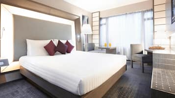 Minibar, in-room safe, desk, blackout curtains