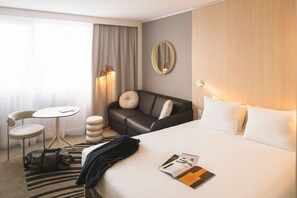 Premium bedding, memory-foam beds, in-room safe, desk