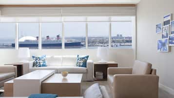 Suite (Regency) | Living area | 65-inch plasma TV with premium channels, TV, pay movies