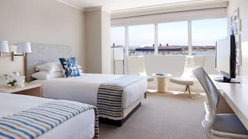 Premium bedding, down comforters, in-room safe, desk