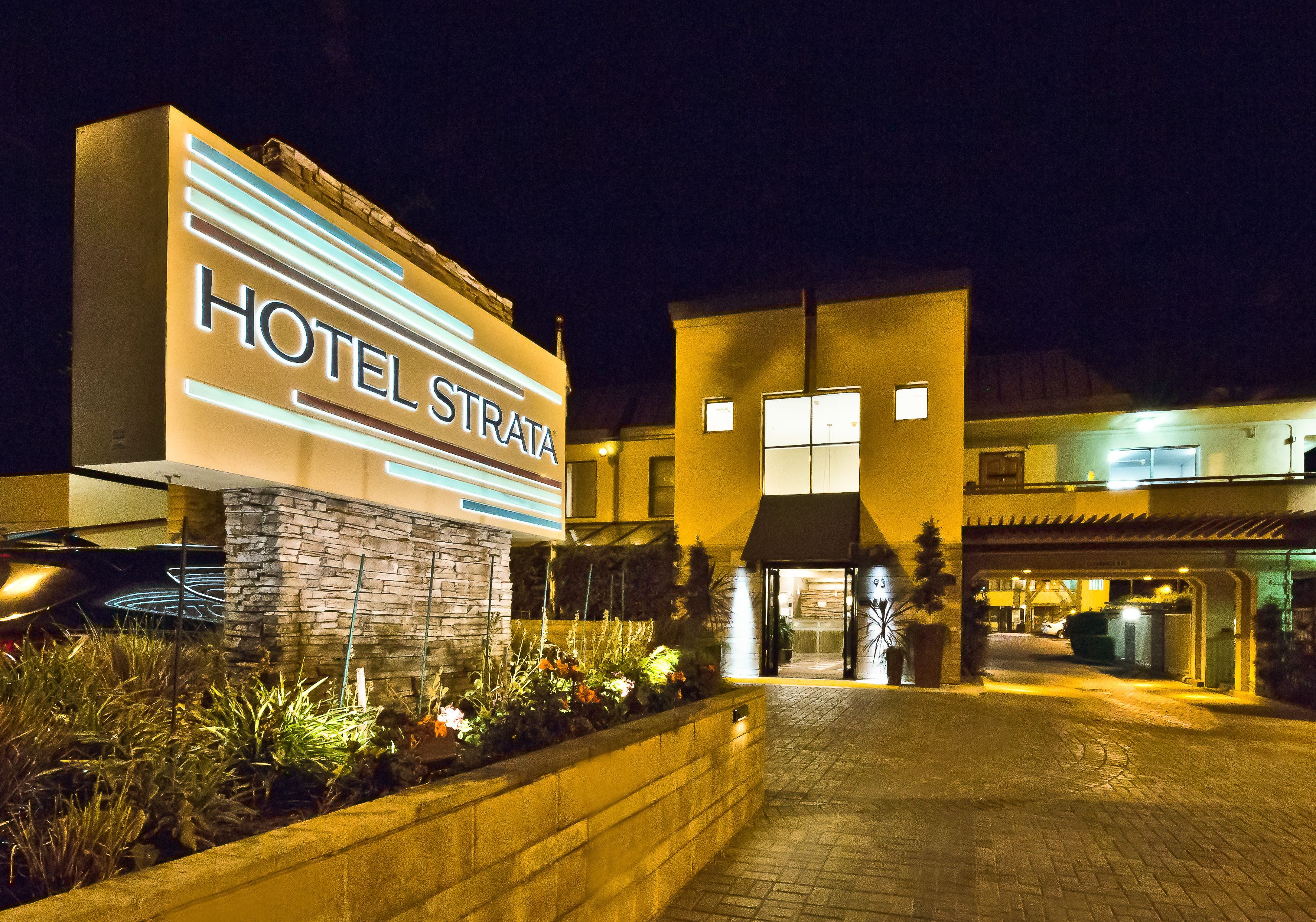 front of property – evening/night