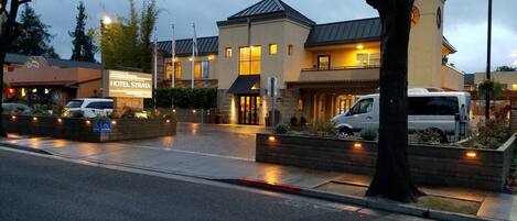 Front of property - evening/night