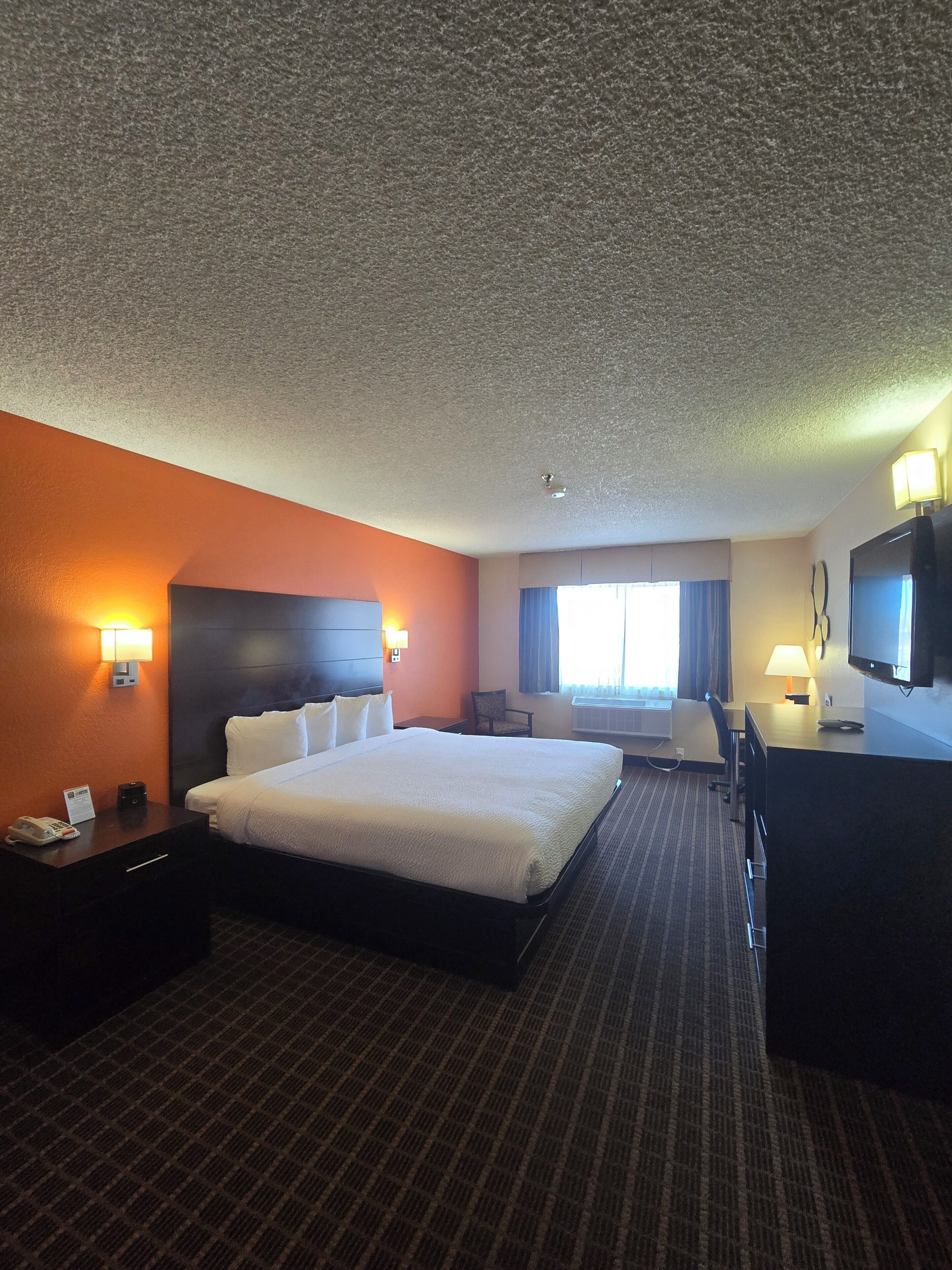 Room, 1 King Bed, Non Smoking | In-room safe, desk, iron/ironing board, free WiFi