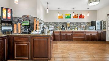 Free daily full breakfast