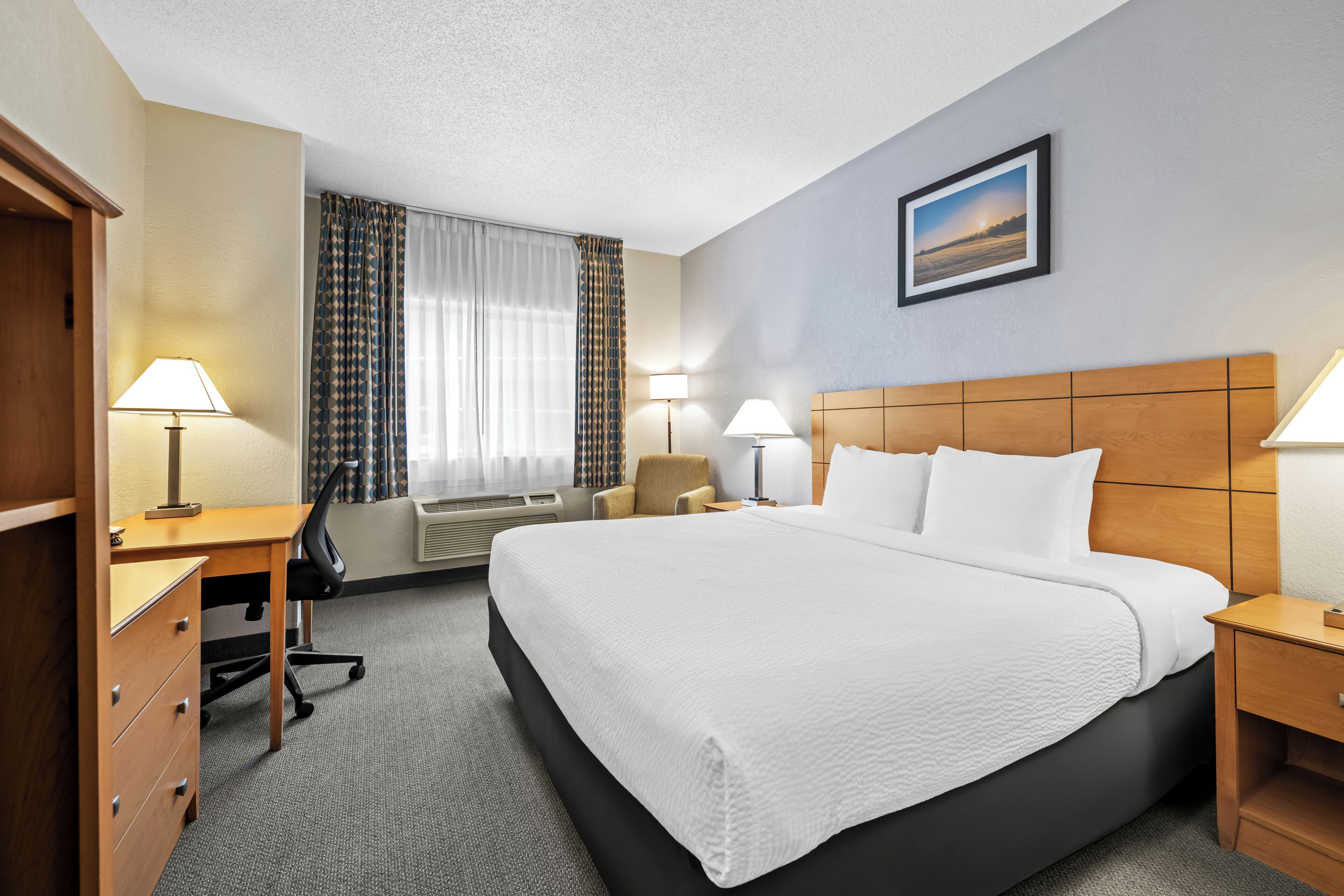 Room, 1 King Bed, Non Smoking | Premium bedding, in-room safe, blackout drapes, free WiFi