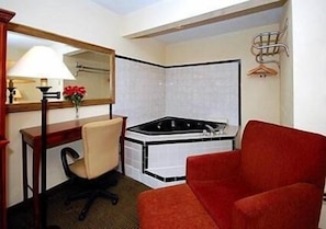 Romantisches Einzelzimmer, 1 King-Bett | Wohnzimmer