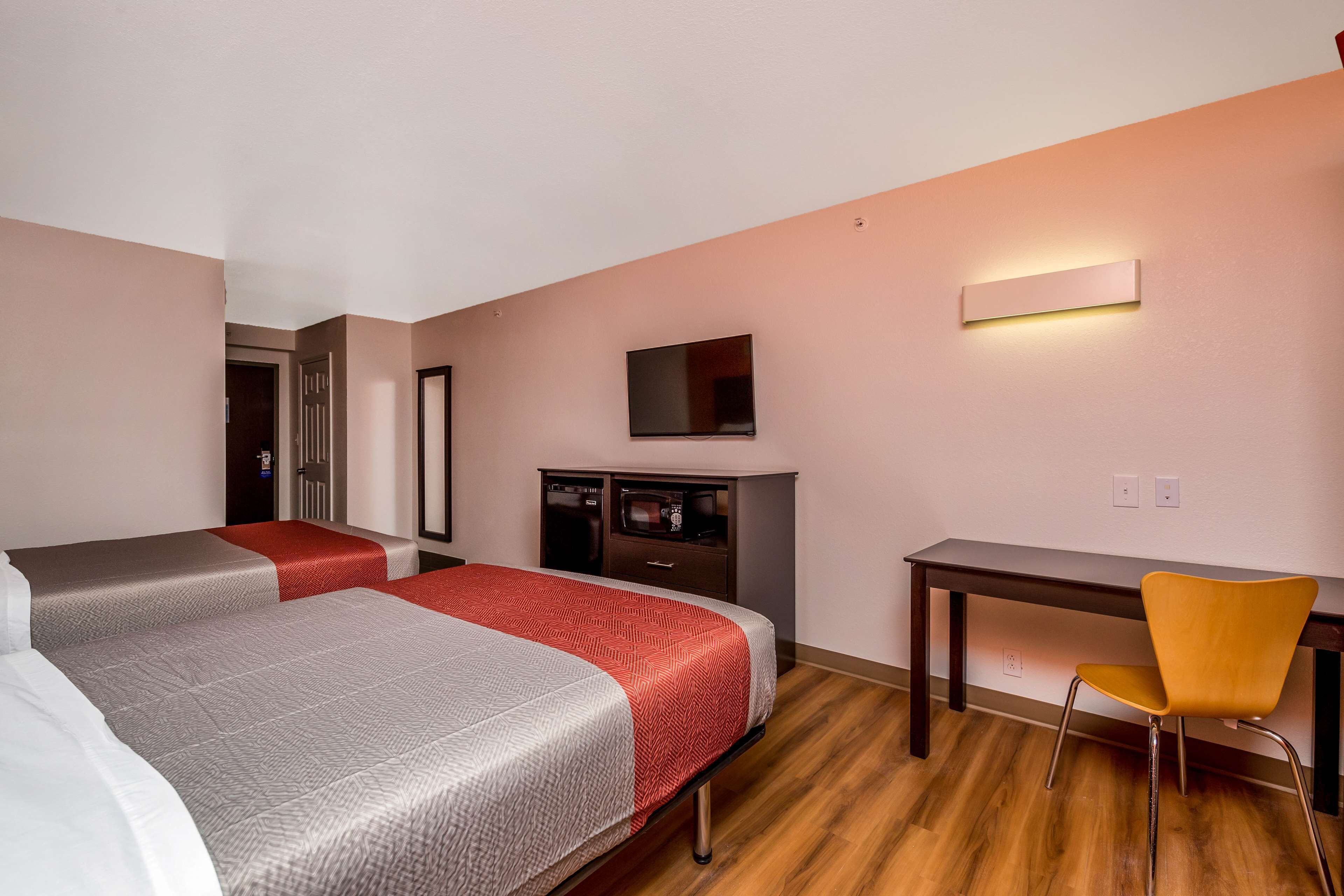 Deluxe Room, 2 Double Beds, Non Smoking, Refrigerator & Microwave | Free WiFi, bed sheets