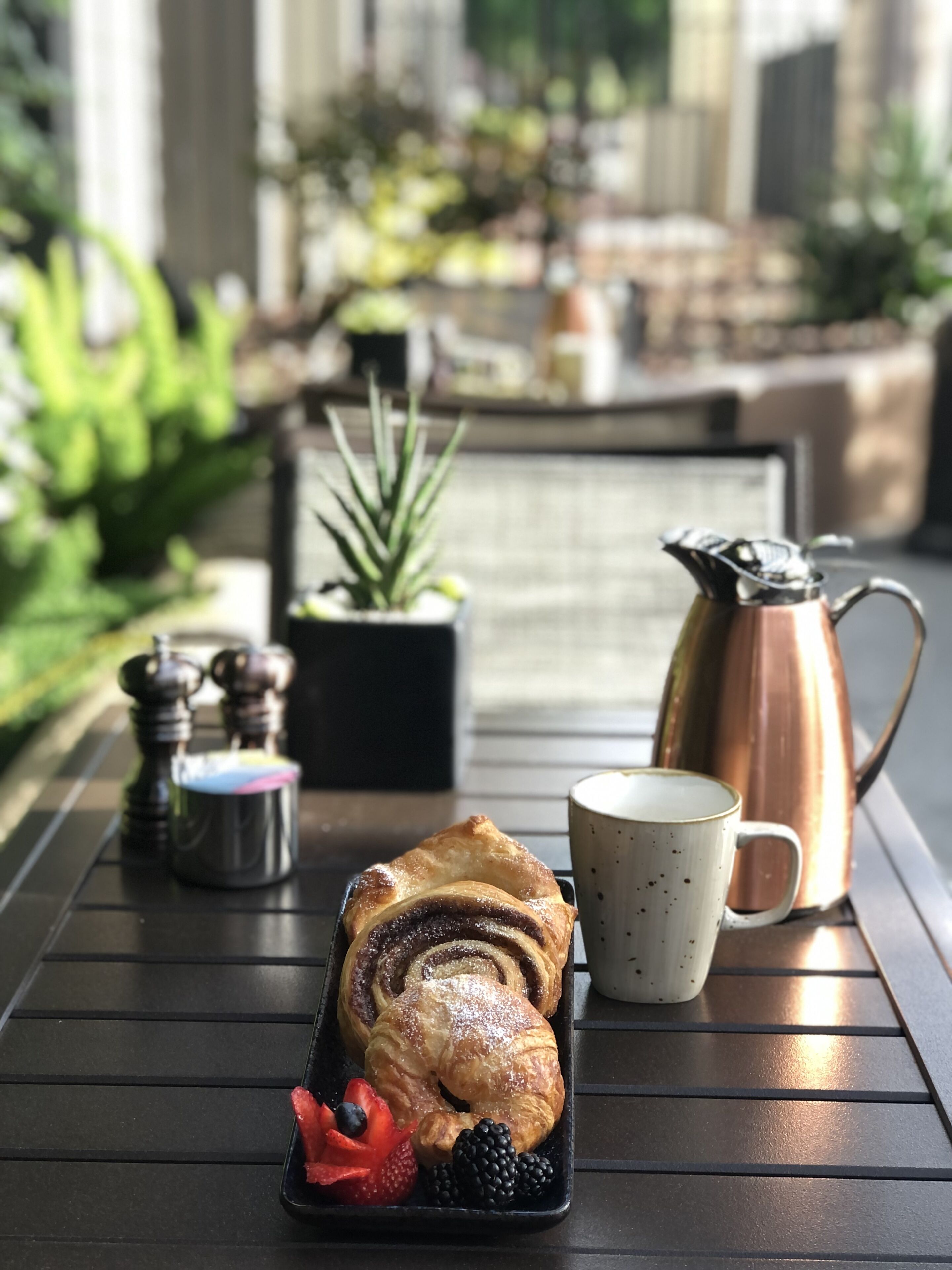 breakfast and dinner served