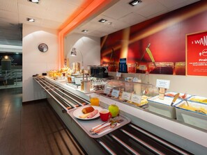 Daily buffet breakfast (EUR 14 per person)