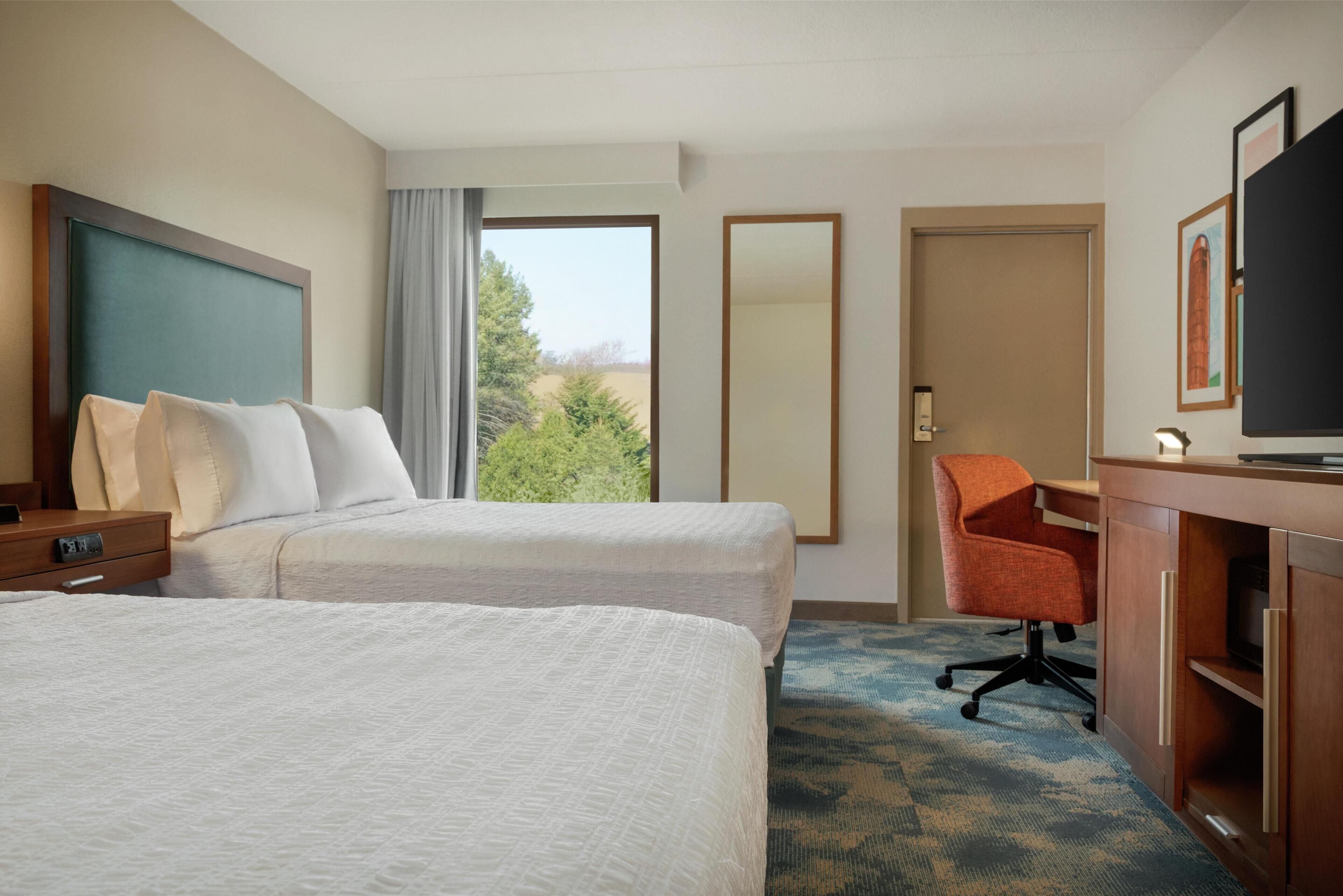 room, 2 queen beds, accessible, poolside (hearing) | premium bedding, pillow-top beds, individually decorated