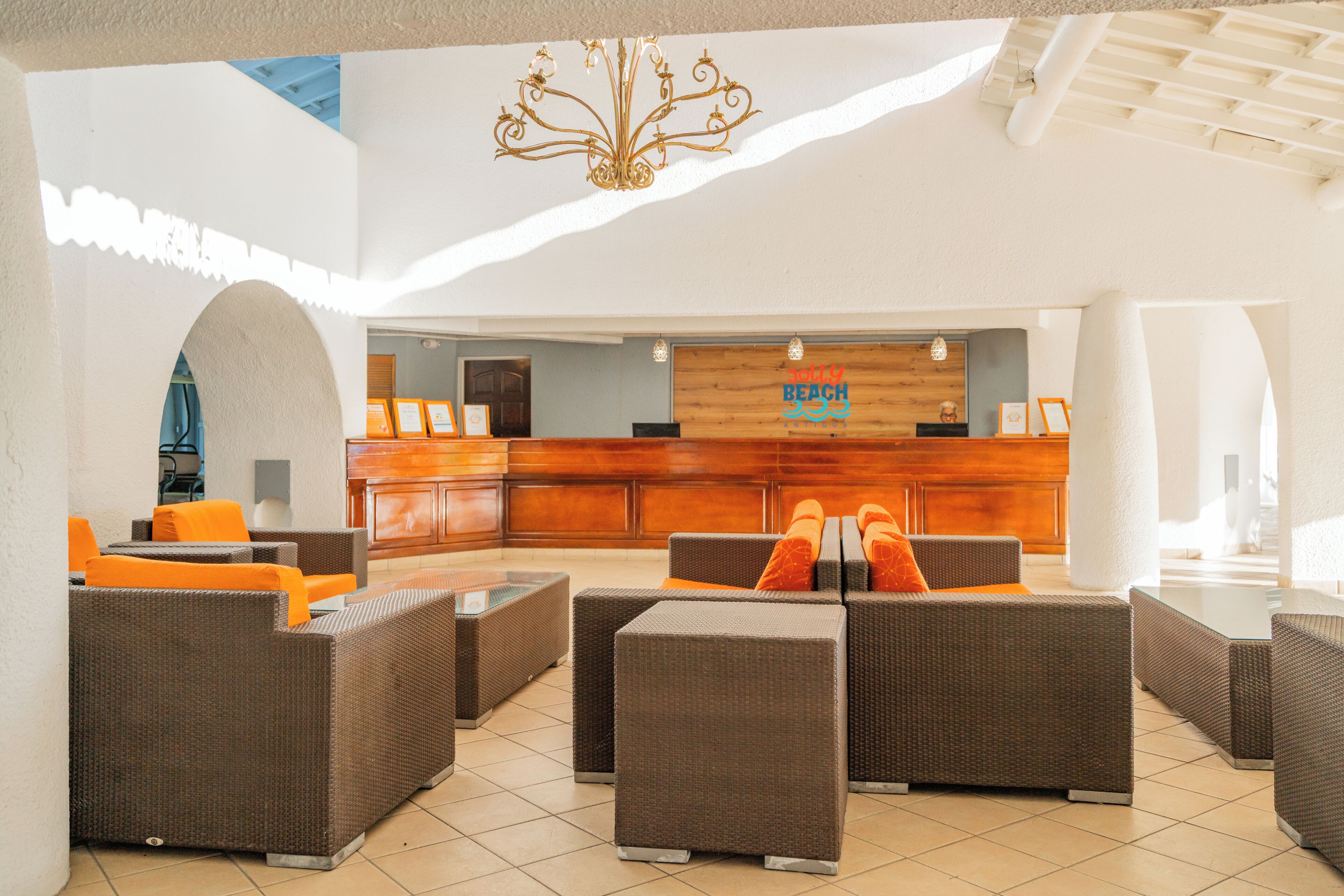 Lobby sitting area